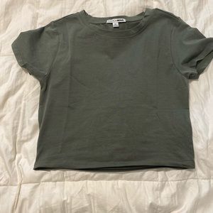 green crop top, NEVER WORN. Didn’t fit.